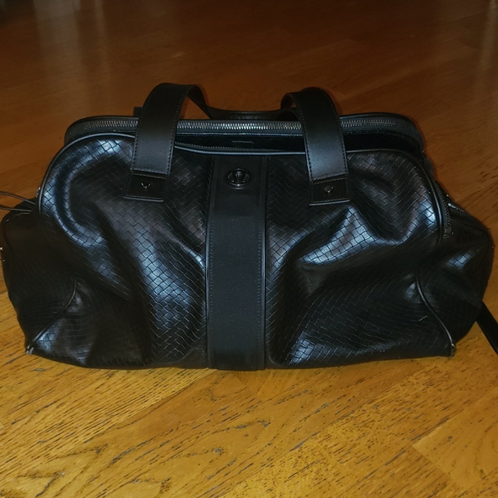 Black Lululemon Two Times A Yogi Bag